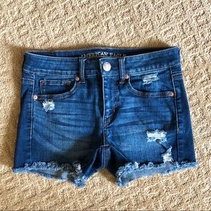 American Eagle Midi Jean Shorts